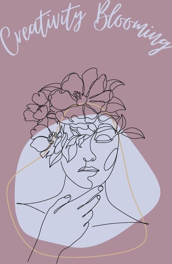 Creativity Blooming Hardcover Journal