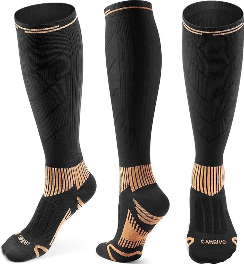 CAMBIVO Kompressionsstrümpfe Herren Damen mit Kupfer, Produktbild 