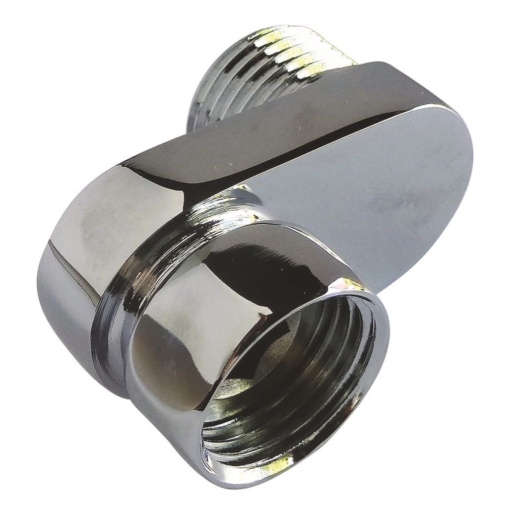 SOMATHERM FOR YOU – Wandanschlussstück, abgewinkelt, M15/21 – Drehmutter 15/21 – Versatz 25 mm