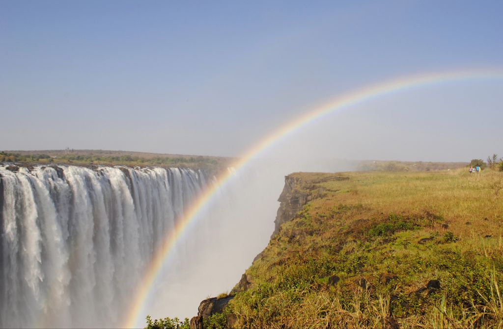 hansepuzzle 84307 - Wasserfall Puzzle, 500 Teile, Natur, 46,0 x 30,0cm mit hochwertiger Aufbewahrung, Kartonbox und wiederverschließbarem Beutel