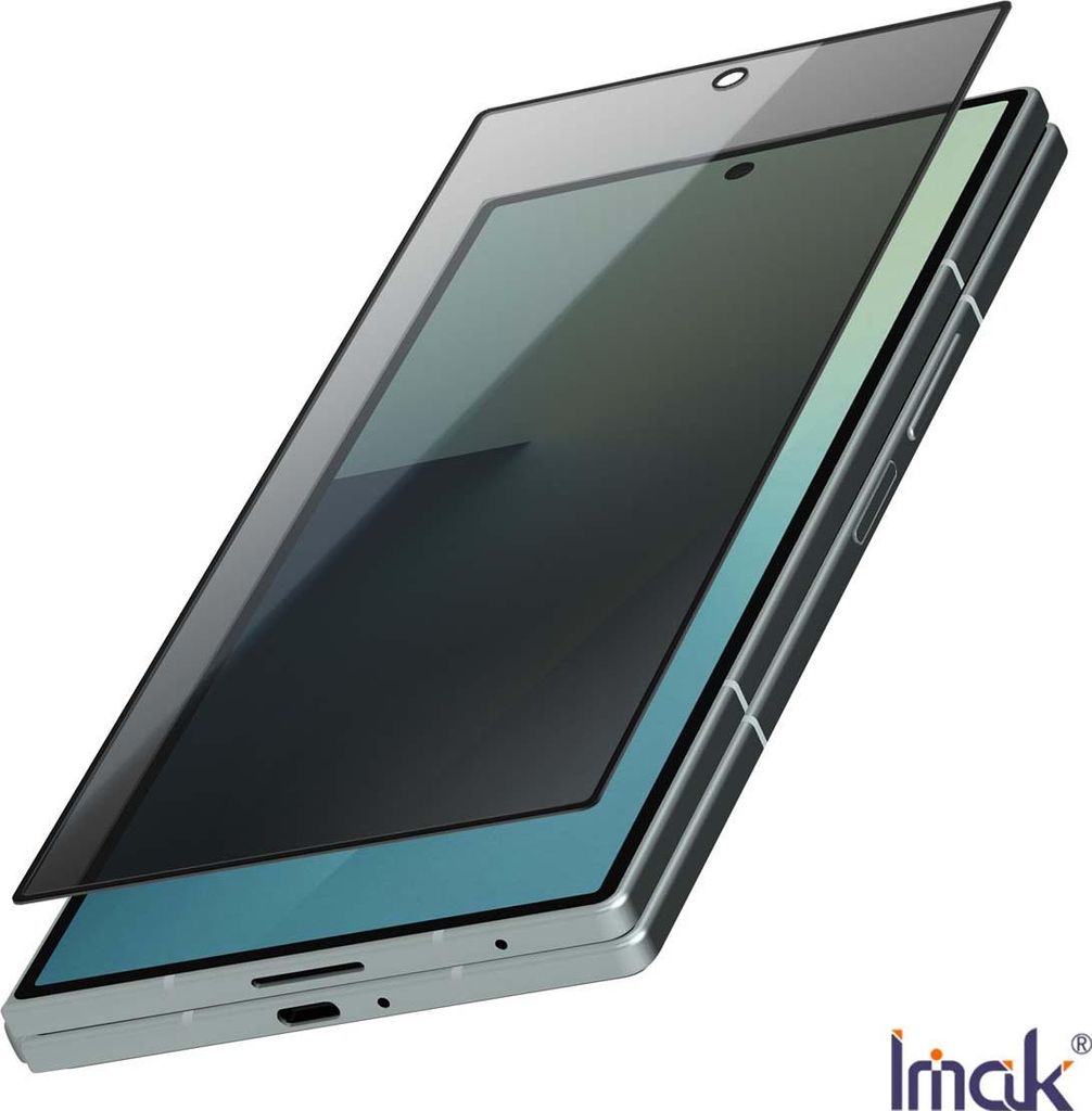iMak, Panzerglas Galaxy Z Fold7 mit Sichtschutzfilter, Schwarz transparent