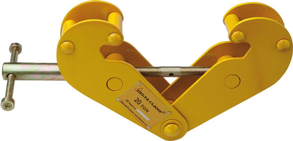 Delta Hebeklemme Trägerklemme Tragkraft 20,0t Gelb
