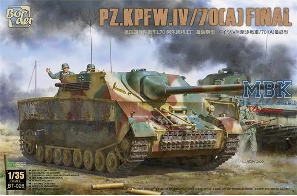 Maquette Border Model BT-026 Jagdpanzer IV L/70 Panzer IV/70(A) Final