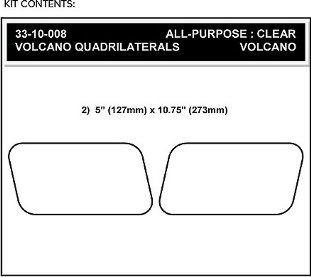 Stompgrip Universal Rechteckig klar XT1200Z Super Tenere Worldcrosser DP04 XRV750 Africa Twin RD07