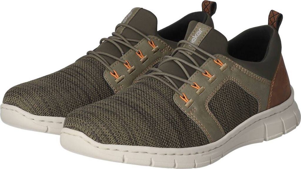 Rieker Herren Slipper Grün Synthetik Textil MixGröße:44 Produktbild 