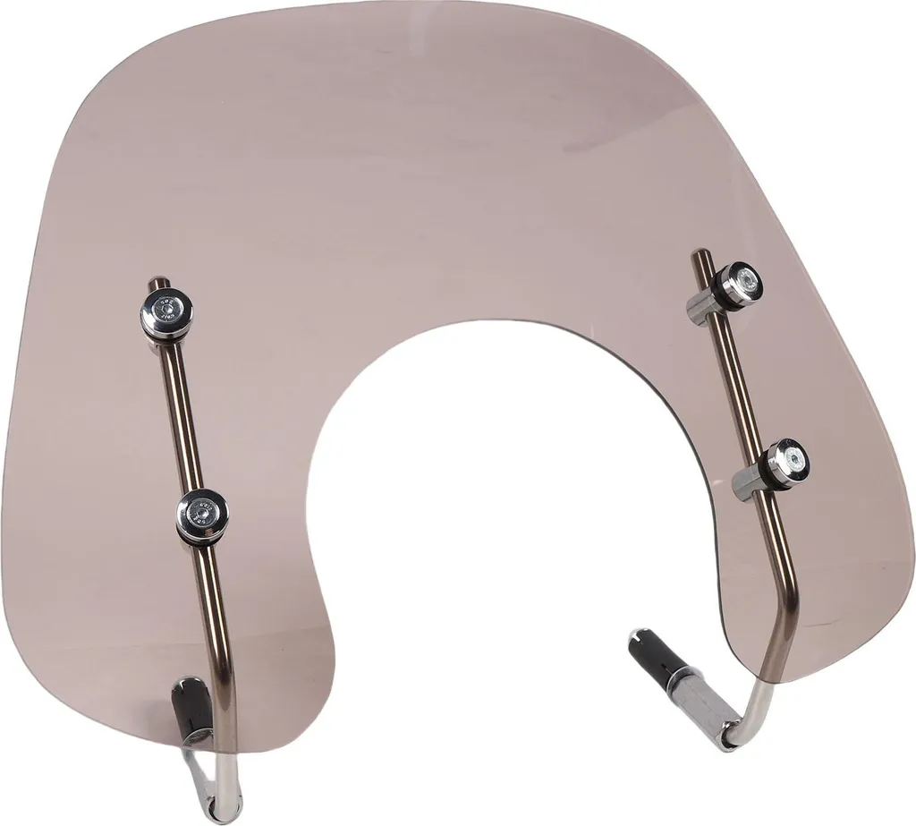 Pare-brise moto marron en acier carbone pour Vespa Primavera 50 125 150