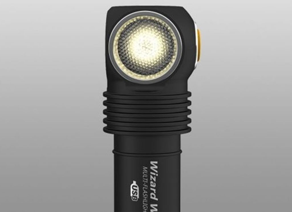 Armytek Wizard C2 WR Stirnlampe – Warmweiß & Rotlicht, Magnet, USB-Ladung (1020 Lumen)