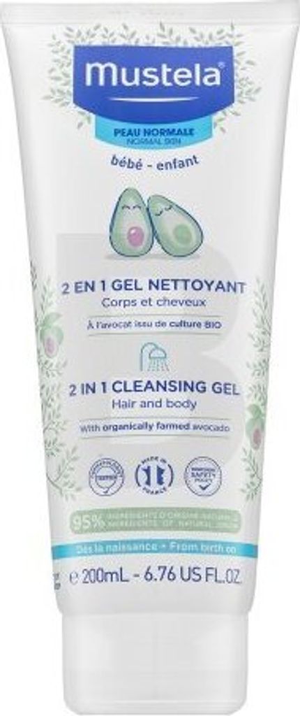 Gel doccia baby per corpo e capelli (gel detergente 2 in 1) Immagine del prodotto 