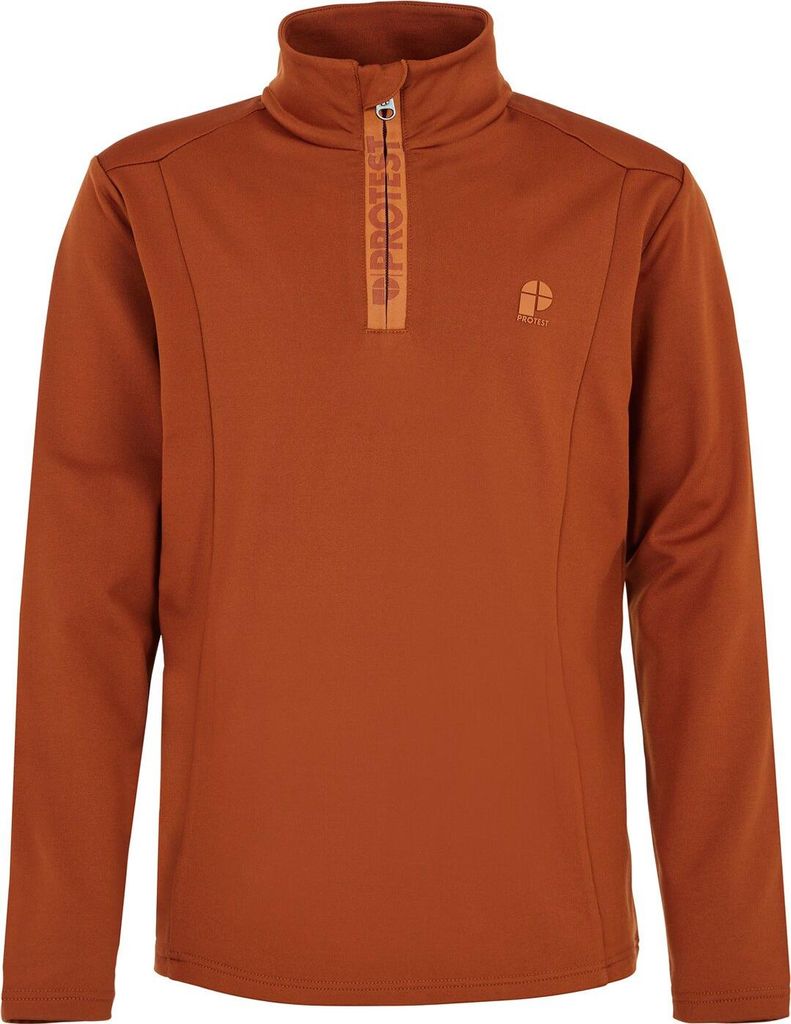 PROTEST WILLOWY JR 1/4 zip top Umberorange Umberorange 152
