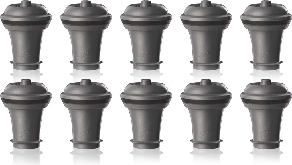 VacuVin Stopfen, Grau, 10 Stück Produktbild 