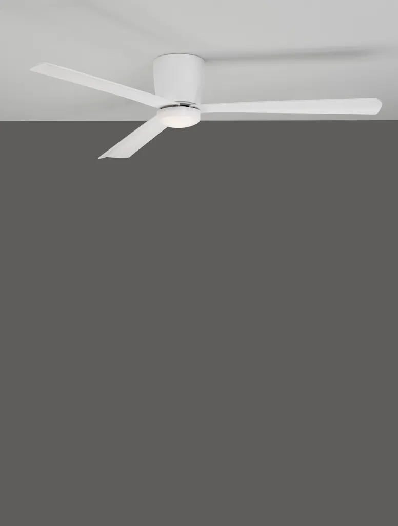 Ventilateur de plafond avec lampe et télécommande pour salon Nova Luce