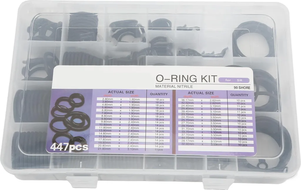 Stopper les fuites de clim avec le kit 447 joints pour pelle SH et auto