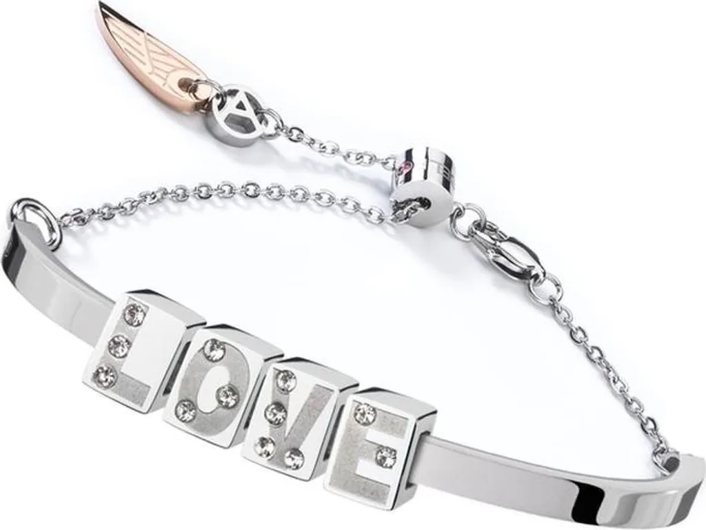 Bracciale Professionale Donna AN Jewels ANPULSEIRALI18 Acciaio Lucido