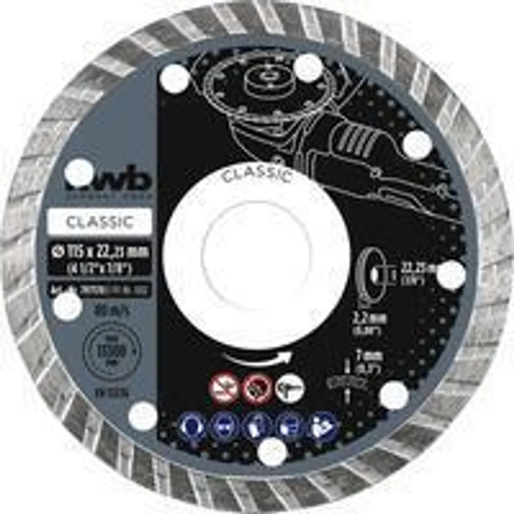 Coupez la pierre sans effort avec le disque diamant 230 mm kwb 797870