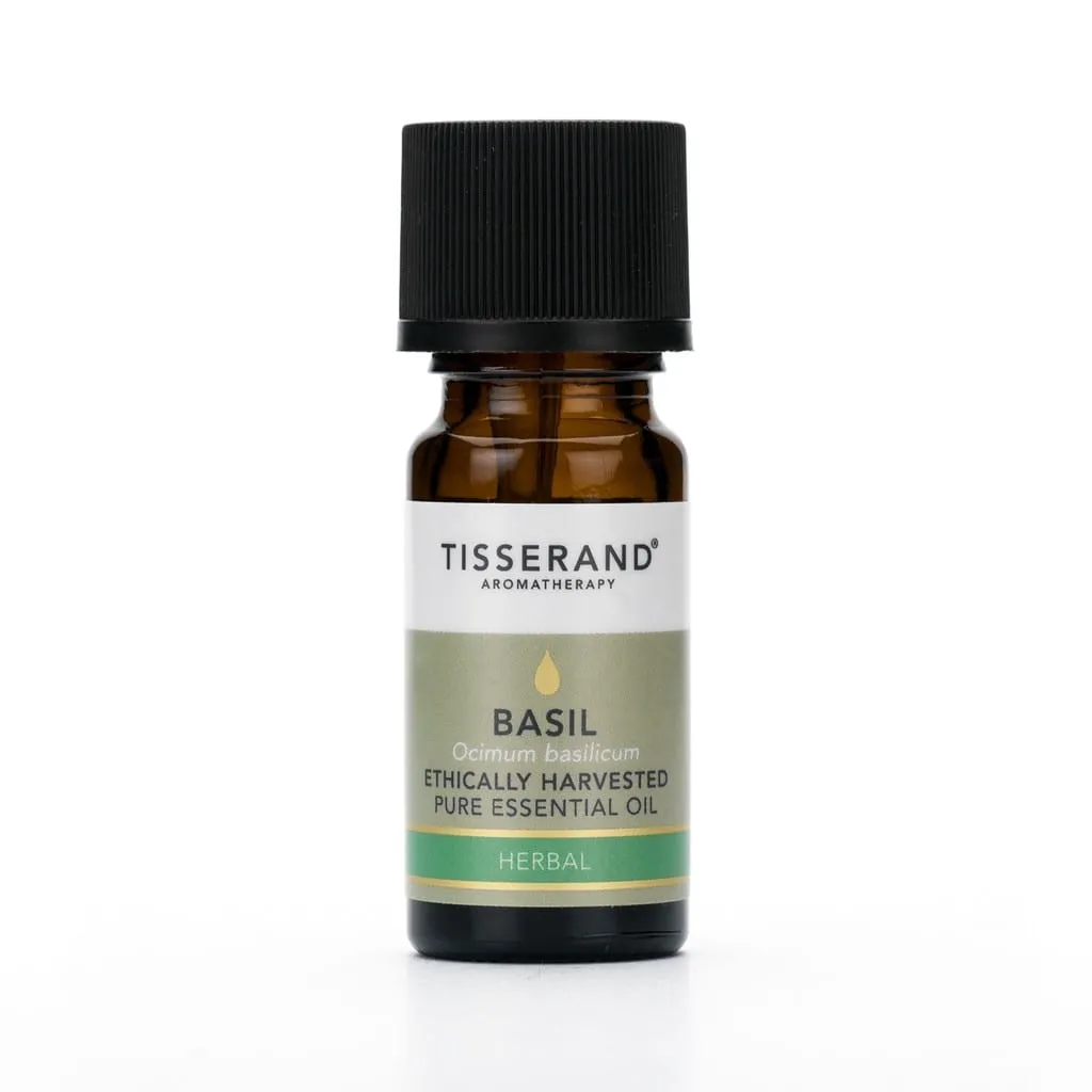 Huile de Basilic Tisserand Aromatherapy 5714 - Flacon de 30 ml Pur