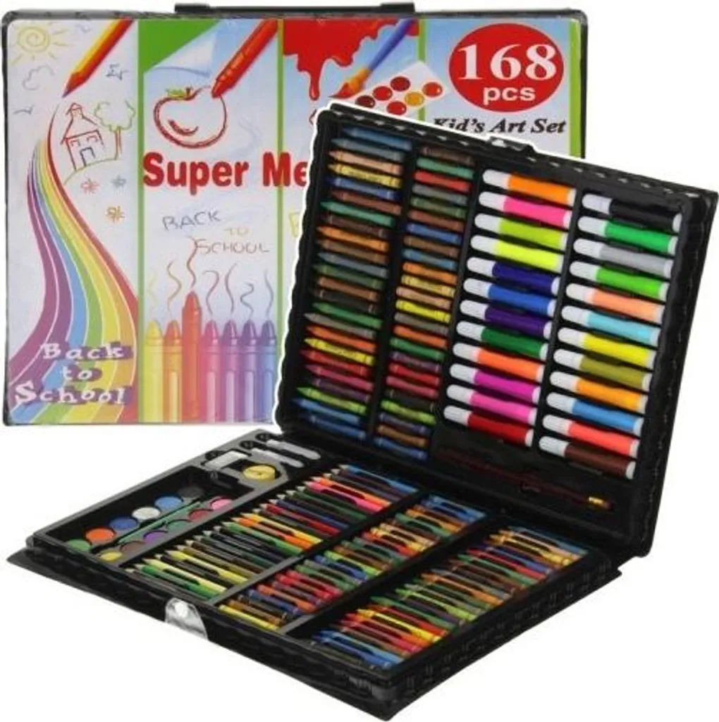 Coffret d'art 168 pièces : fini le désordre dans vos fournitures