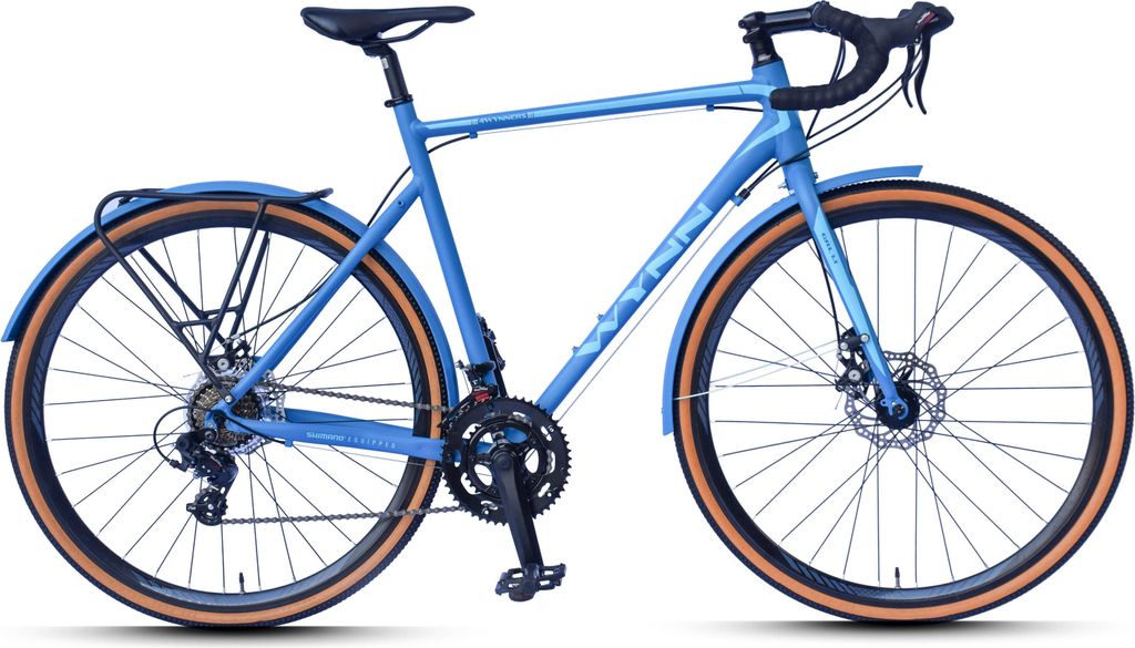WYNN Gravelbike Gravel 28 Zoll GRL1.1 blau Rahmenhöhe 58 cm Produktbild