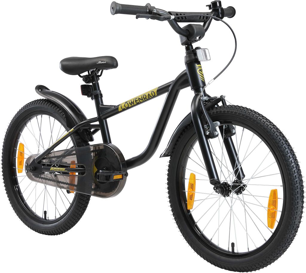 Löwenrad Kinderfahrrad 20 Zoll - Schwarz Produktbild 