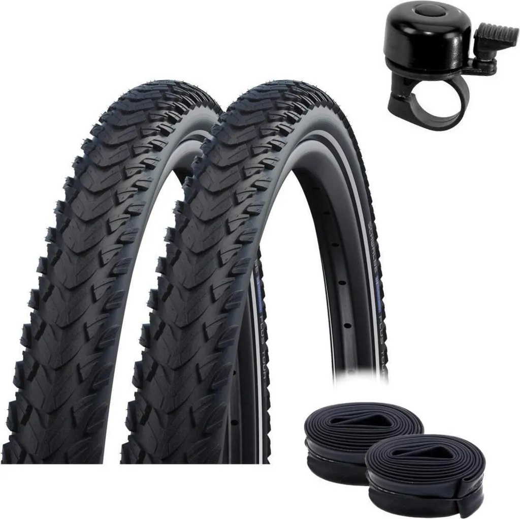 Pack Pneu Vélo Électrique E-25 Schwalbe 37-622 pour Ville et Chemins