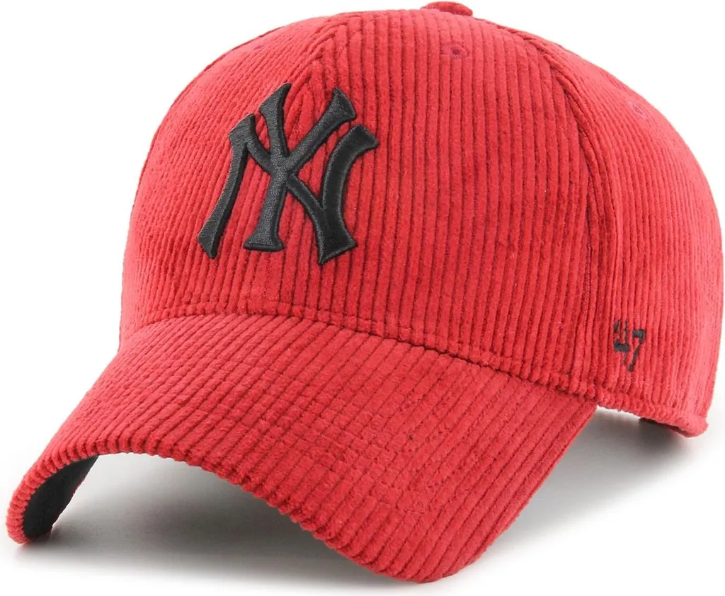 NY Yankees '47 Brand MVP Cord Cap Rosso - Il Ritorno del Velluto
