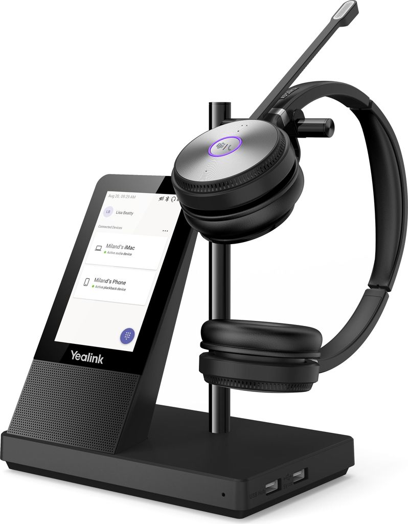 Yealink WH66 Dual WH66 Dual Teams Persönliches Audio-Konferenzsystem Bluetooth Schwarz