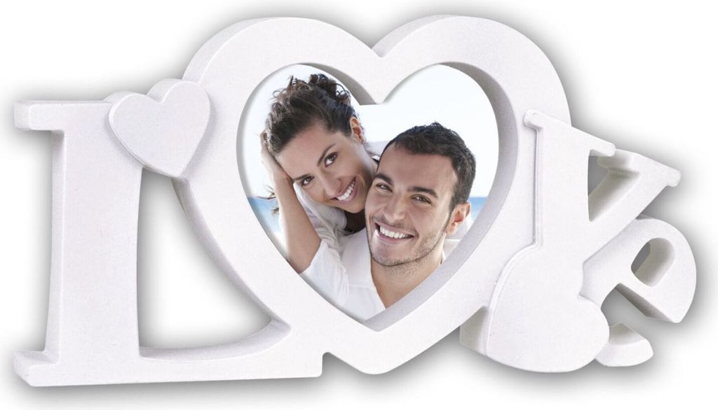 ZEP Marbella white LOVE 10x10 Holz Portrait Z23W