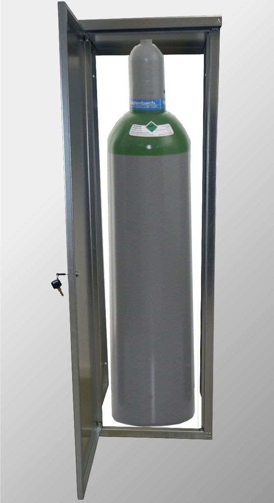 GOK 2-Flaschenschrank für 33kg Gasflaschen mit Rückwand