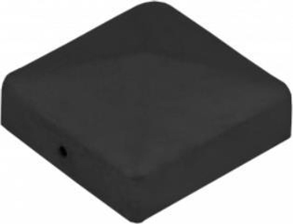 Pfostenkappe für Vierkantmetallpfosten 70x70x1,5mm schwarz