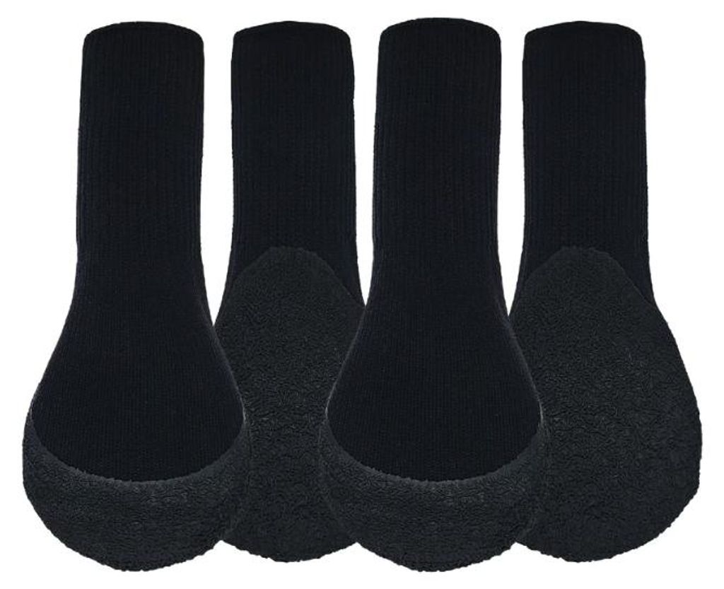 Zwarte babysokjes, set van 4 stuks, maat: S Productafbeelding 