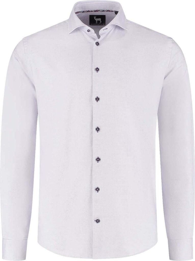 GENTS - Hemden Dobby lila - Katoen - Lavendel - Größe XL/XL