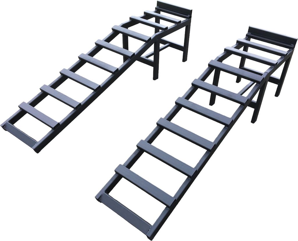 MajdTech 2 x Auffahrrampe 4000 kg, 330 mm Hoch, 280 mm Produktbild 1