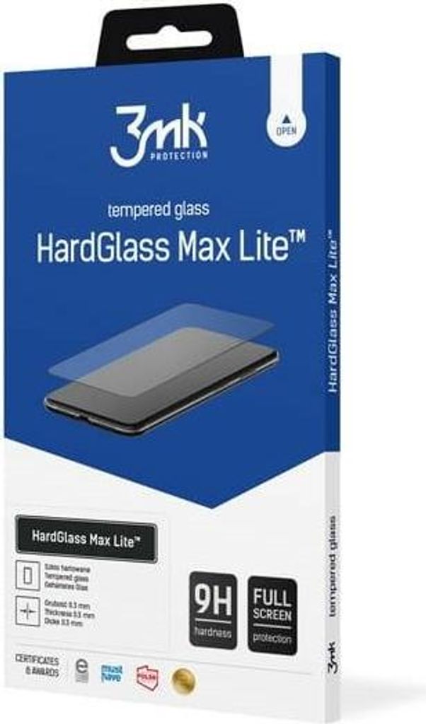 3Mk Hardglass Max Lite Xiaomi Redmi 11Aczarny/Nero, vetro a Immagine del prodotto 