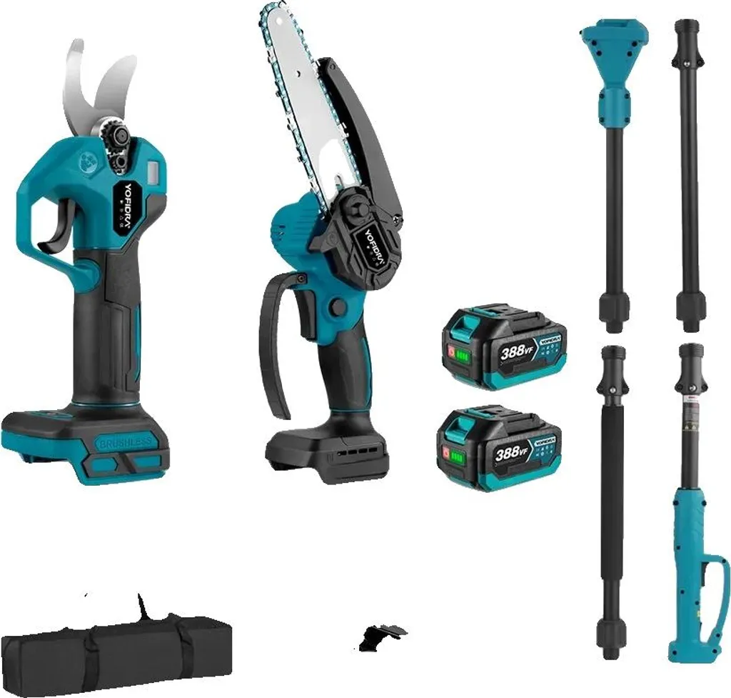 Tronçonneuse moteur Brushless et sécateur électrique 25mm - Performance Pro