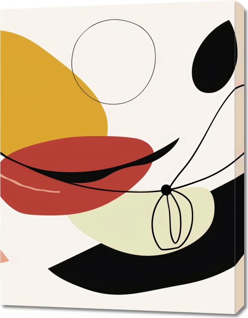 Bild 70x90cm Geometrische Krümmung