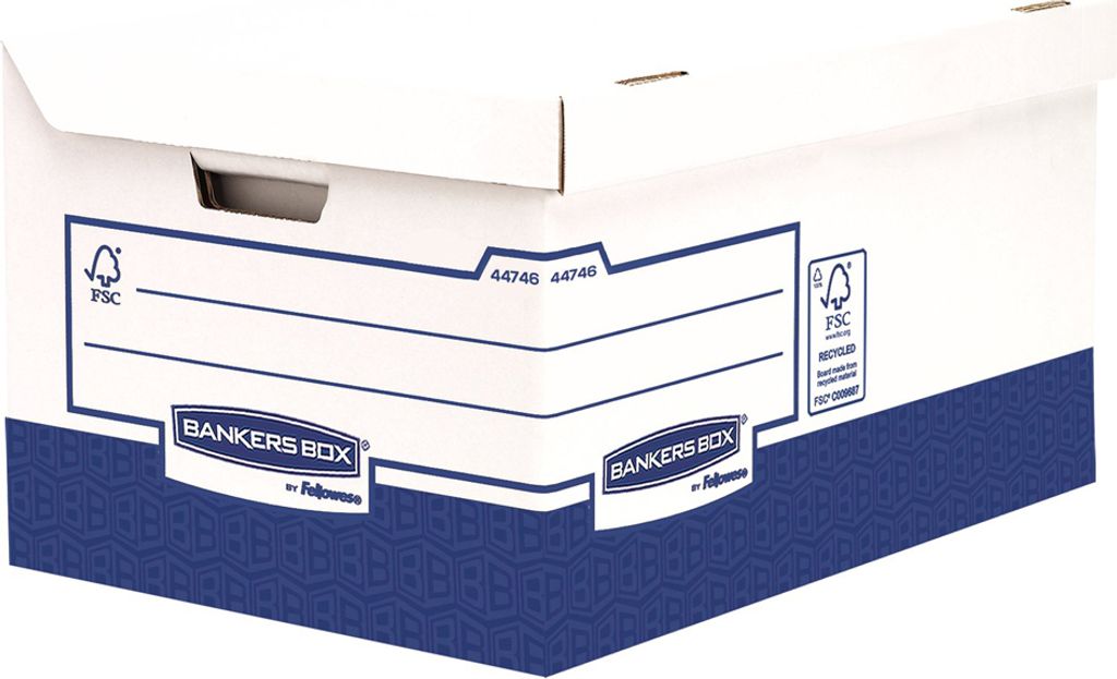 Fellowes BANKERS BOX Archiv-Klappdeckelbox Maxi Ultra Heavy (10 Stück)