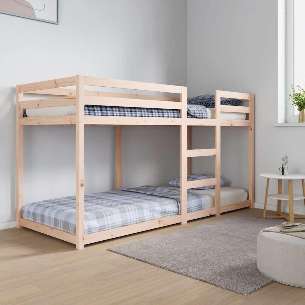 vidaXL Etagenbett 80x200 cm Massivholz Kiefer Produktbild 