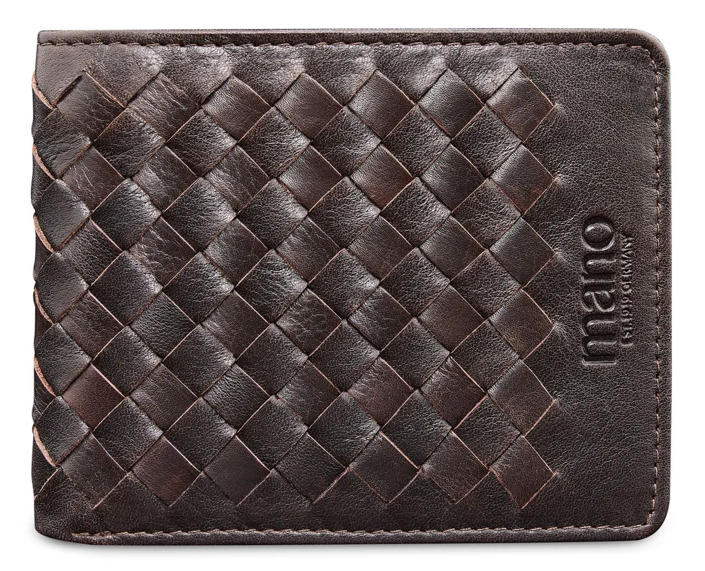 Portafoglio Don Luca Mano Pelle Marrone Scuro | Slim & Professional