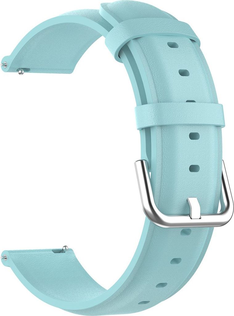BStrap Leather Lux Armband für Garmin Venu 2 Plus, teal