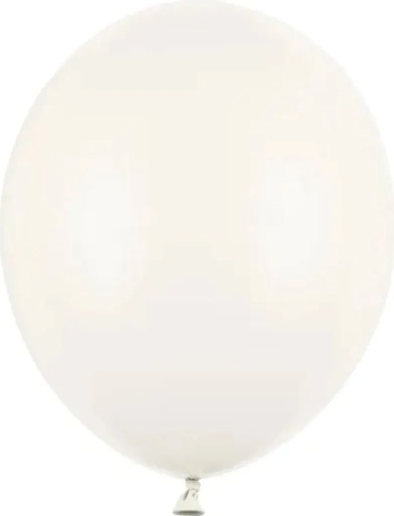 Ballon Ø30cm Crème Blanc Pastel Haute Résistance - Pack de 100 Unités