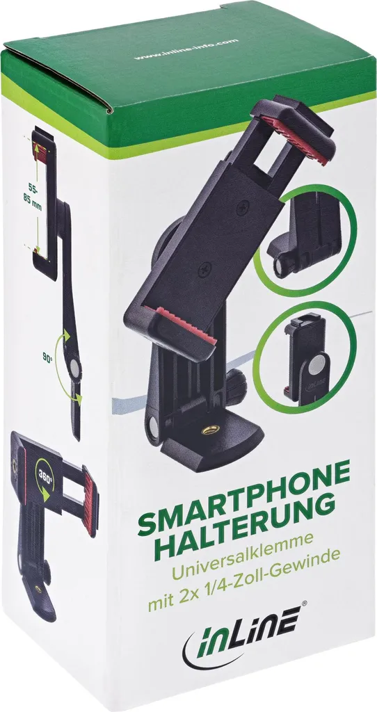 Support Smartphone pour Vlogging et Vidéo avec Fixation Micro InLine