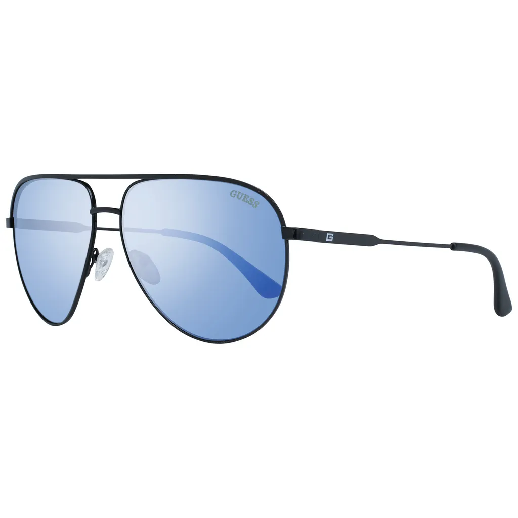 Occhiali da Sole Uomo Guess GF5083 01X 62mm - Stile Aviator Nero e Blu