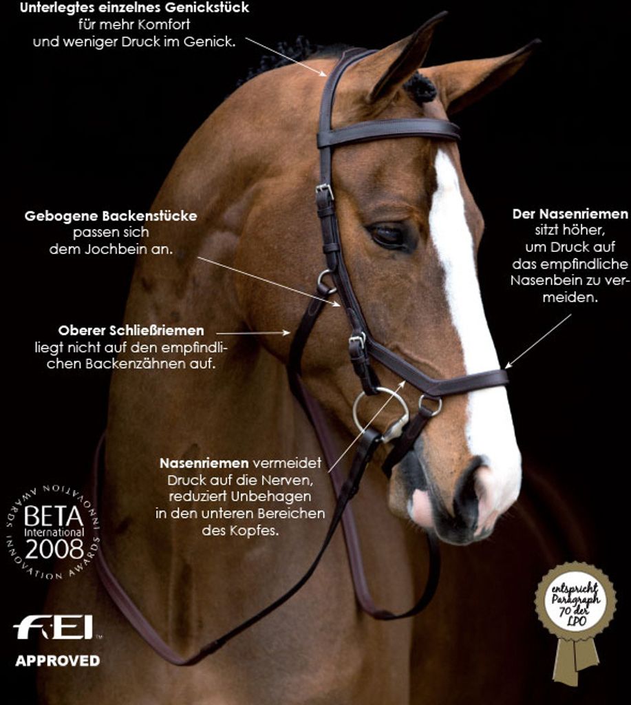 Horseware Ireland Zaum Micklem Rambo Multibridle Trense Produktbild 2