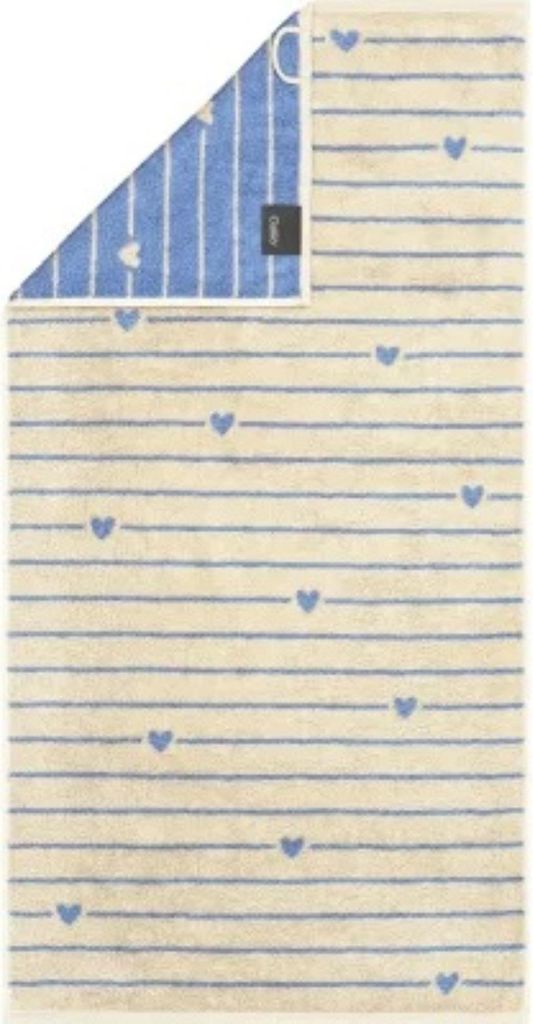 Cawö Duschtuch Heart Beats Farbe Capri Größe 70x140 Produktbild 