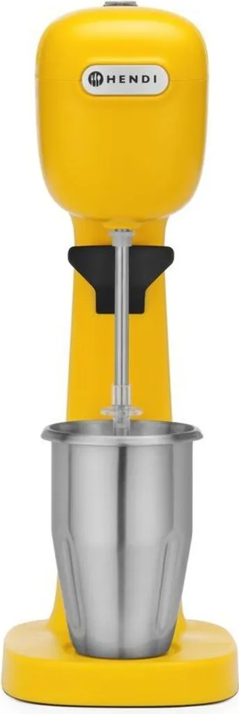 Mixeur Milk-shake Jaune 400W HENDI Ergonomique et Puissant 170x196mm