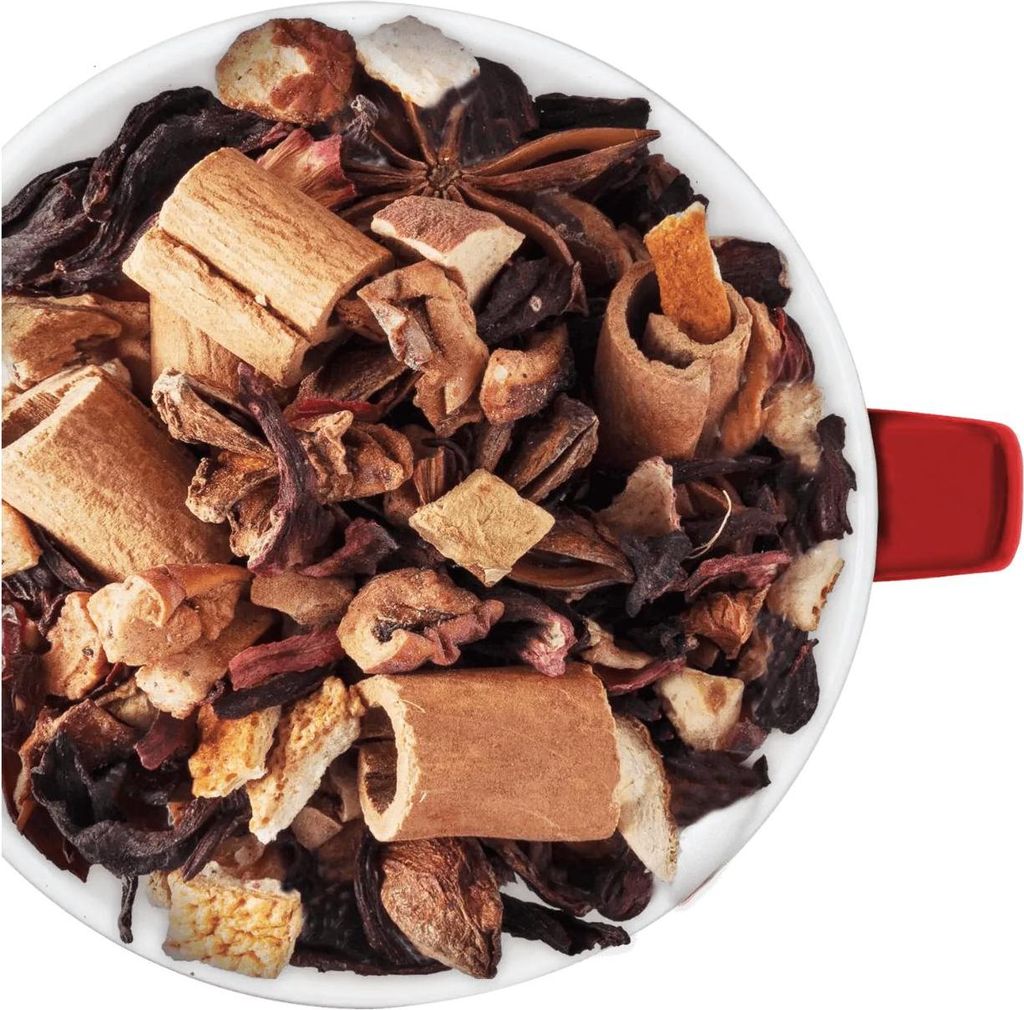 Kinderpunsch-Mischung, lose, leckerer Früchtetee ideal für Kinder, ohne Zuckerzusatz oder künstliche Aromen, 10 x 100g