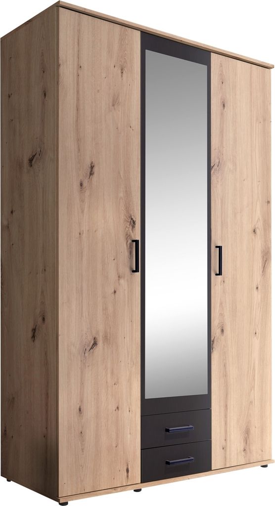 Kleiderschrank - Artisan Eichedekor - 120 x 197 cm - 3 Produktbild 