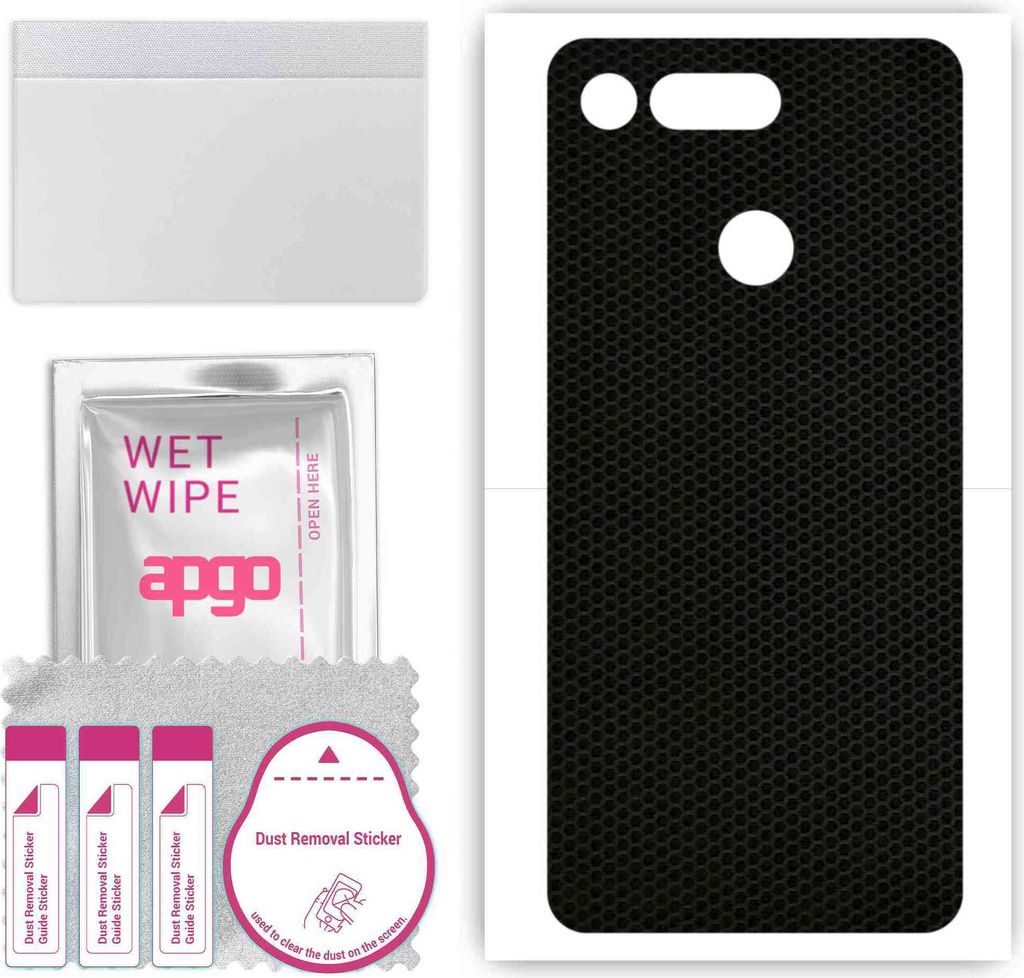 apgo Rückseite Schutzfolie, Skin, kompatibel mit Honor View 20 Honor V20, Hinten Displayschutzfolie aus Vinylfolie, kratzfest, einfache Montage - ...