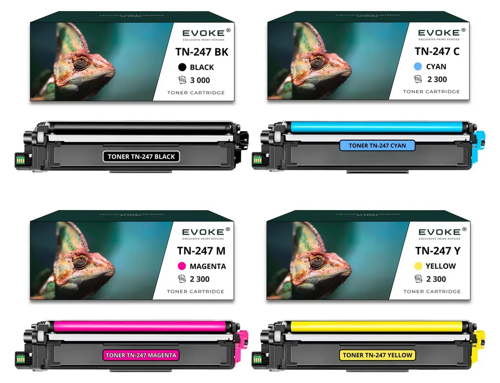 Pack Toner TN247 pour Brother DCP-L3510CDW Impression Bureautique Couleur