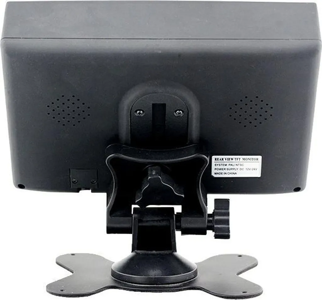 Moniteur 7 pouces LCD 4 Pin avec affichage divisé Quad et support