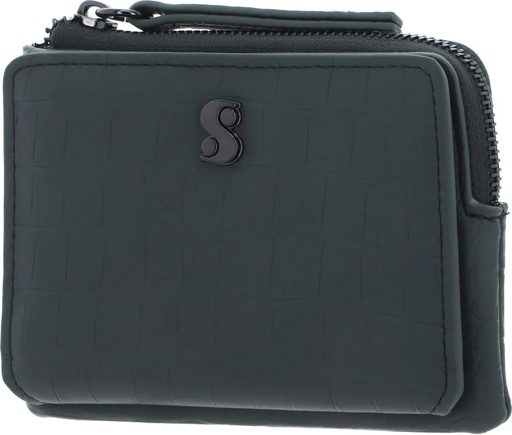 Portafoglio Verde Cachi s.Oliver Donna - Wallet Glamour con Zip